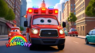Learning Wheel on the vehicle Song + More Nursery Rhymes & Kids Songs - Little Harmony