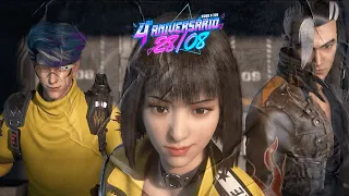 Free Fire 4º aniversário: 4NIVERSÁRIO