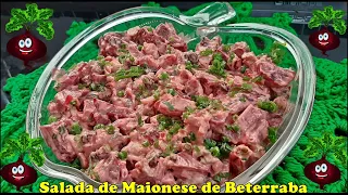 Salada de Maionese de Beterraba e o Ian me Sacaneando no Video