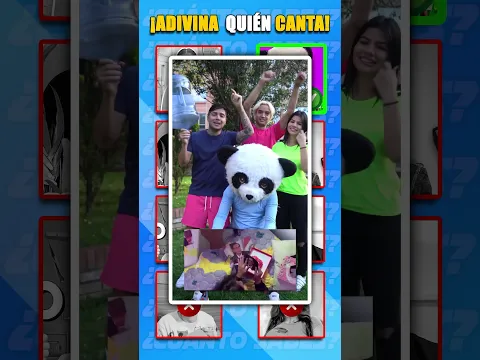Adivina Quién Canta🔥| Yolo Aventuras, Alfredo Larin, Lyna Vallejos, Karla Bustillos, Fede... #shorts