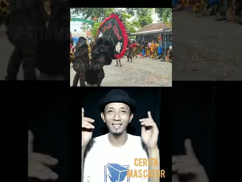 NGERI‼️ BARONGAN NGAMUK MAKAN ORANG ⁉️😱 #barongan #singobarong #ebeg #buto  #baronganngamuk #short