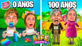DO NASCIMENTO ATÉ A MORTE !!! | Simulador de 100 anos de vida Life Simulator
