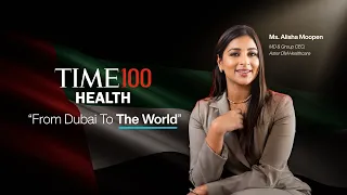 Dubai to the world. Alisha Moopen at TIME100 Health Impact Dinner in New York.