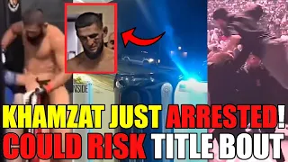 UFC title contender Khamzat Chimaev BRAWLS after GETTING PROVOKED, gets ARRESTED, Dana White REACTS