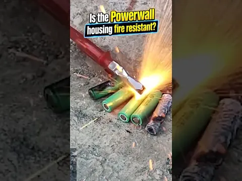 Is the DIY Powerwall & Housing Fire Resistant? (It Is NOT!!!!)