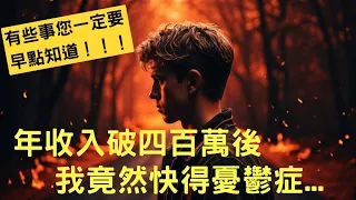 財佈施三年 收入上升十倍後 我竟然快得憂鬱症 到底是哪邊做錯了？