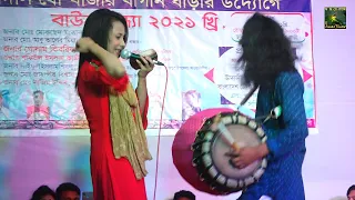 একটা এসকের বাতি জালাইয়া দাও দয়াল আমার অন্তরে, উদাসী শারমিনের মঞ্চ গরম করা গান || Jonaki Media