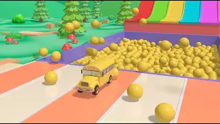 5 COLOURS You Never Knew You Could Learn from Old Mac Donald | Street vehicles with Old MacDonalds