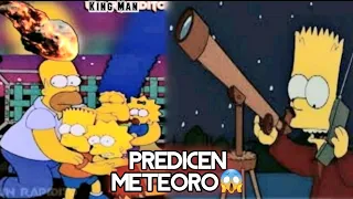 LOS SIMPSON PREDICEN LA LLEGADA DE UN ASTEROIDE A LA TIERRA / METEORITO EN CAMINO