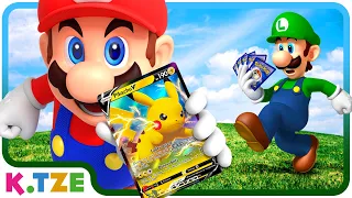 Mario will Pokemon Karten SPIELEN 😍😂 Super Mario Odyssey Story