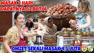 LARIS MANIS!! MASAK SAMBEL CUMI 100 BOTOL MAMA HASYA!OMZET 4 JUTAAN SEKALI MASAK