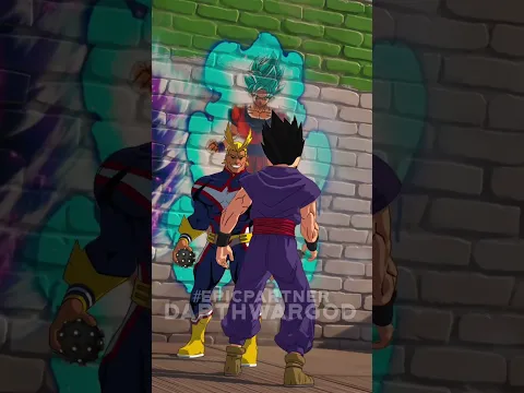 Goku Vs All Might #epicpartner #fortnite #anime #shorts