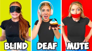 Blind, Deaf, And Mute Baking Challenge!