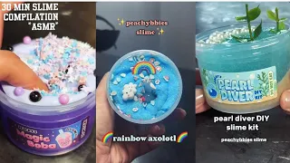 Relaxing Slime Compilation - 30 mins+ (asmr)