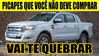 AS PIORES PICAPES DIESEL QUE VOCÊ NÃO DEVE COMPRAR EM 2023