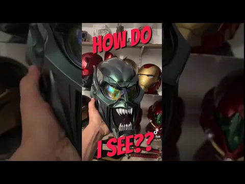 How Do I See Out Of My 3D Printed Helmets and Masks? #shorts