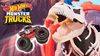 RONDA FINAL: MONSTER TRUCKS VS INIMIGO VULCÂNICO! 💀🦖🔥 | Ilha Monster Trucks