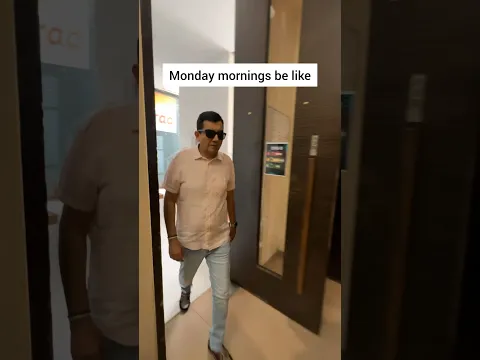I can never escape Monday Mornings. Aapka kya haal hai? #shorts #mondayblues #youtubeshorts