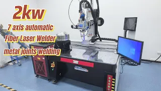 2kw 7 Axis Automatic Platform Fiber Laser Welding Machine  | Metal Joints Welding | JNCSLASER