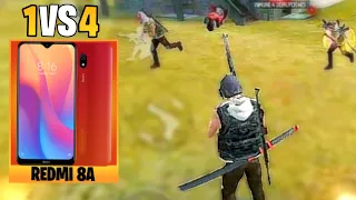SE LE TRAVO TODITO A ESTE GAMA BAJA EN 1VS4 FREE FIRE🦒💙PY MATHI