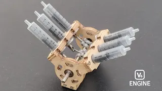 Making V6 Engine Using Magnets