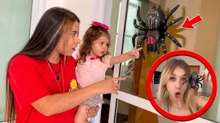 COMPREI UMA ARANHA FALSA PARA TROLLAR A LARISSA E A IRMÃZINHA DELA! (Divertido)