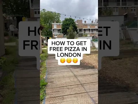 HOW TO GET FREE PIZZA IN LONDON 😋
