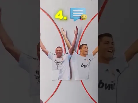Mbappe recreates CR7#football #art #creative #shorts