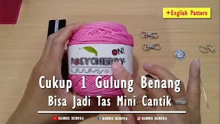 [English Pattern] Benang 1 Gulung Bisa Jadi Tas Rajut? Bisa dan Cantik