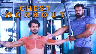 CHEST WORKOUT  II  ARAVIND SPARTACUS II BODYBUILDING CHANNEL II CHENNAIFITNESS TAMIL