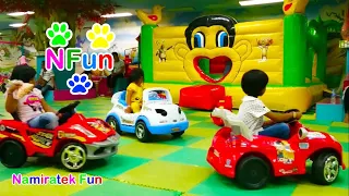 Kompilasi Taman bermain anak trampolin anak mainan mobil mobilan anak mandi bola indoor playground