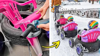 Crafting Awesome Vehicles from Recycled Materials
