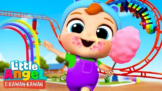 Lagu Bermain di Taman Hiburan Anak | Kartun Anak | Little Angel dan Kawan Kawan