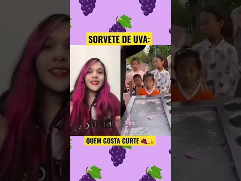 Sorvete de Uva 🍇🍨