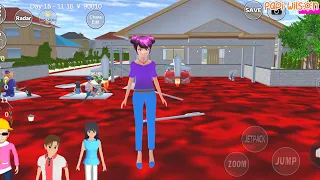 Mio Yuta Sakura Takagi Dan Anto Main Floor Is Lava🤣😱🥵 | Sakura School Simulator | Papi Wilson