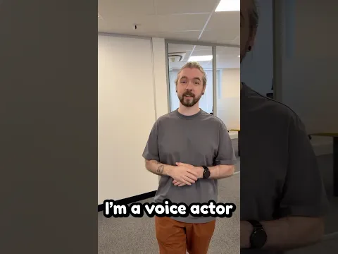 I’m a voice actor