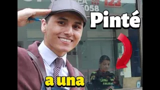 Pinté a una Policía 😱