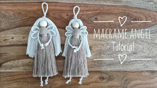 Macrame Angel Tutorial, Makramee Engel Anleitung