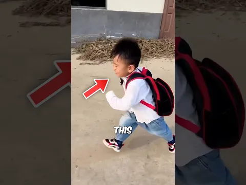 Kid's pure joy after school 🥰