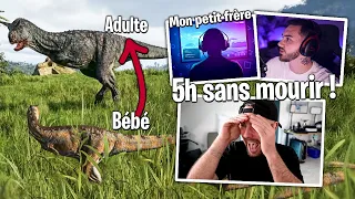 Devenir adulte sans mourir... (chaque dinosaure c'est un vrai joueur)