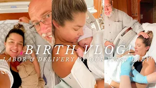 BIRTH VLOG! Labor & Delivery of Our First Baby! | 38 Weeks