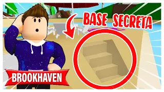 DESCUBRO UNA BASE SECRETA en LA PLAYA de BROOKHAVEN - Roblox YoSoyLoki
