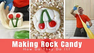 Making Rock Candy I How Do They Do It #diy #Tutorial #Recipe #Yummy #foodie #asmr #viralvideo #memes