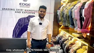 Export Quality shirts from Ahmedabad / Super washed quality shirts / Edge international
