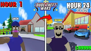 I COMPLETED DUDE THEFT WARS IN JUST 24 HOURS! 