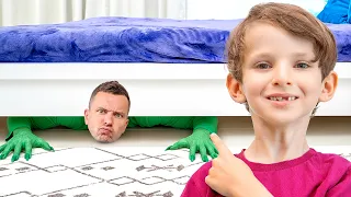 ベッドの下にモンスターがいる！？👹🛏️✨ | どきどきハラハラの大冒険！💥