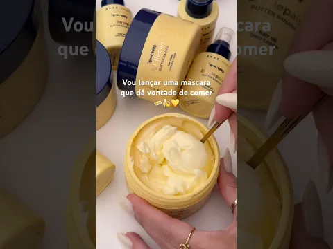 Em breve BUTTER BANANA na minha linha capilar! Pensa no cheiro disso 🍌🧈💛😍