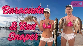 🎣🐟Fishing Abenteuer auf Gran Canaria: Zwei Girls, vier Tage Angeln!🎣🐟 Tag 2 Baracuda und Red Snapper