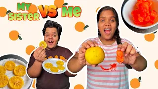 My Sister Vs Me : Orang Candy Challenge
