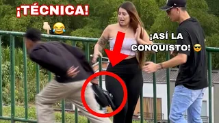 ¡Conquistando a modelo! 😁 El ladrón era mi amigo 🤣así se conquista JAJA #trucos #conquista #comedia